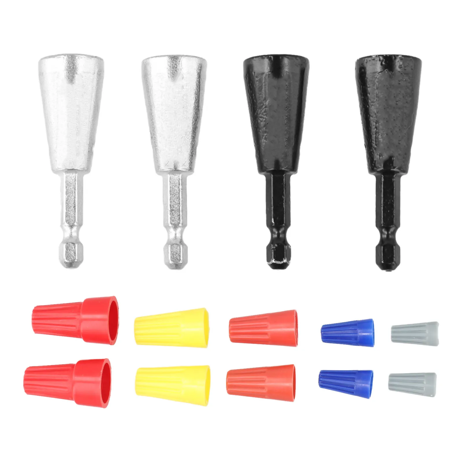 Wire Twisting Tool for Electric Drill Quick Connector Cable Device with 4 Twister Tools and 10 Electrical Wire