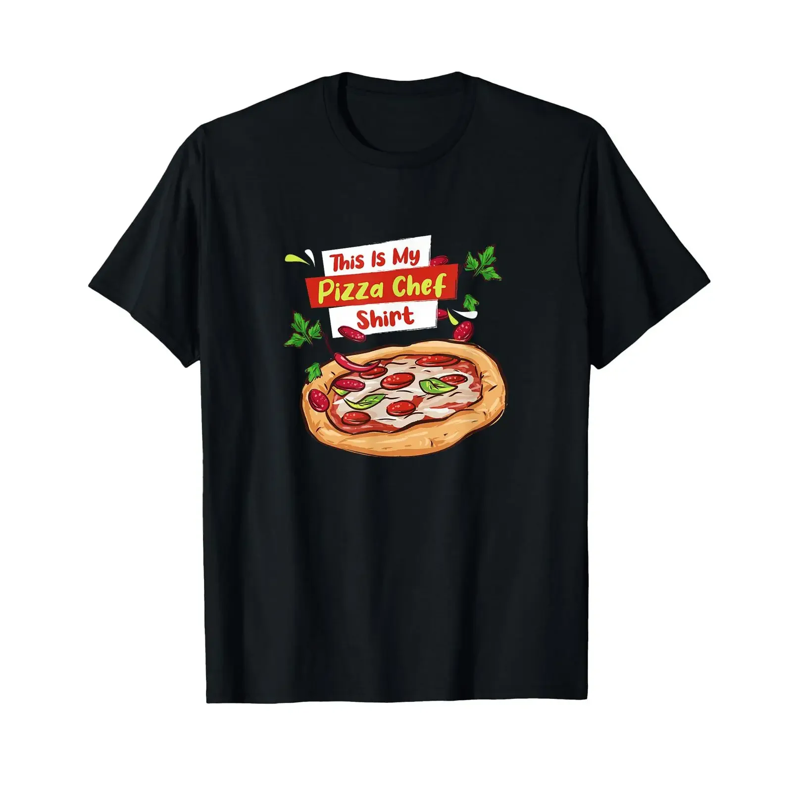 Pizza Chef Italian Food Maker T Shirt vintage Washed graphic Unisex streetwear Casual Top For Everyday Wear fashion homme