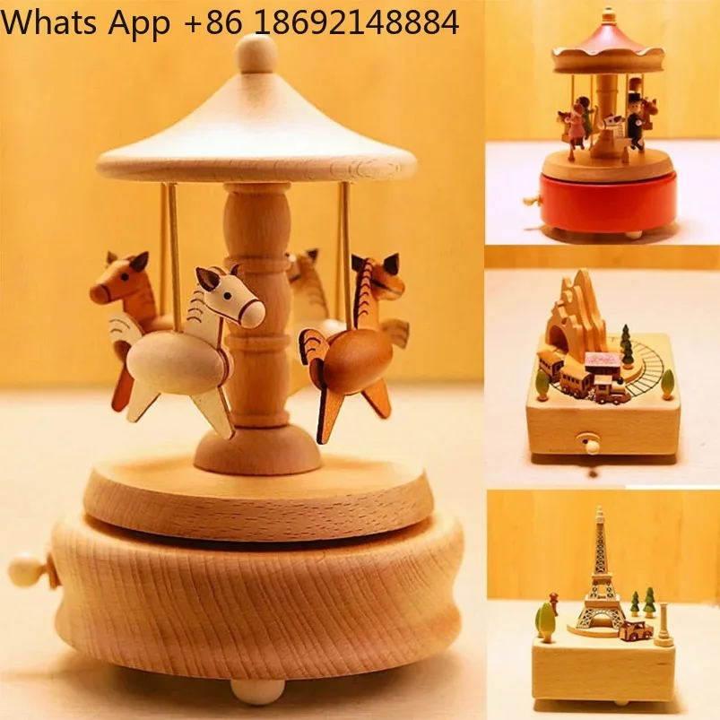 Music box creative boy and girl girlfriend carousel gift