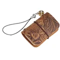 Dark brown Carved