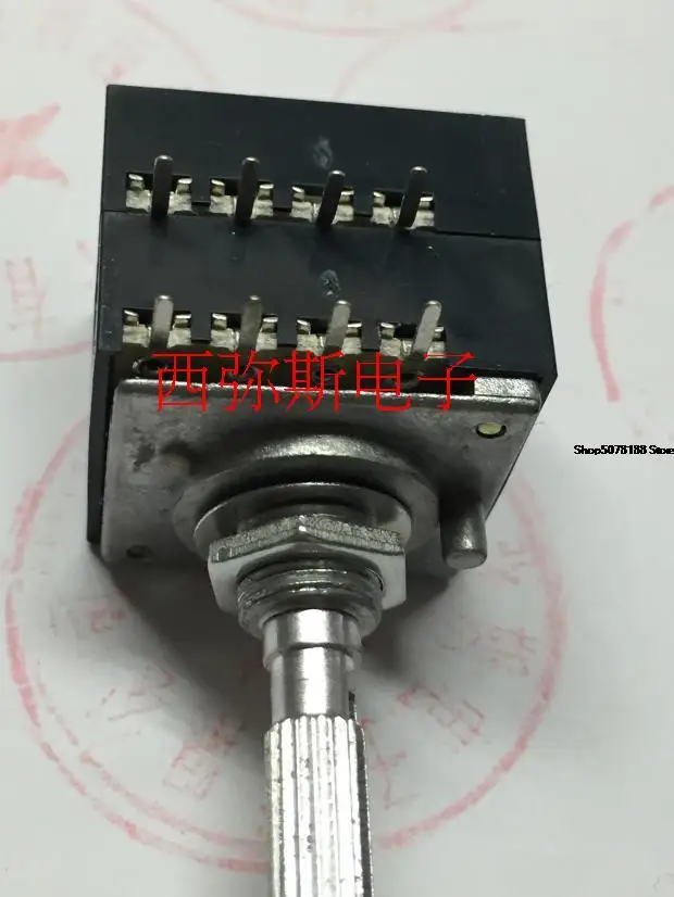 蛇口付き青色ポテンショメータ,プラスチックケース,alps,rh2702, a50k, a100k, a250k, 25mm,新品