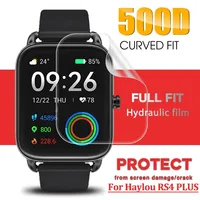 1-10Pcs Soft Hydrogel Film for HAYLOU RS4 RS4Plus Screen Protector Films for Haylou RS4 RS4 Plus Smartwatch Films Not Glass