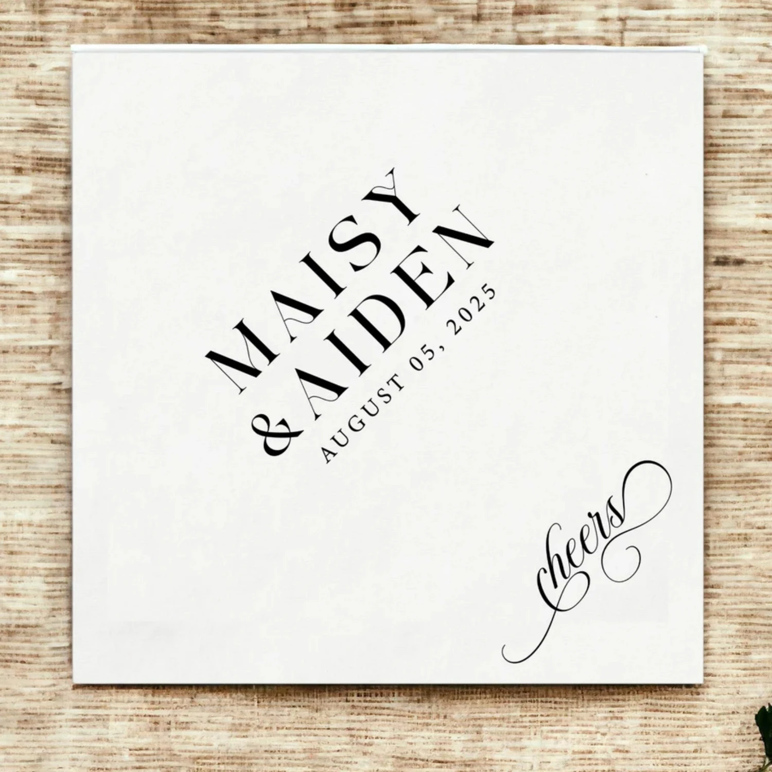 Servilletas de boda personalizadas Best Seller |   Servilletas personalizadas |   Servilletas de recepción de boda |   Servilletas de cóctel |   Cena de ensayo |   Mo