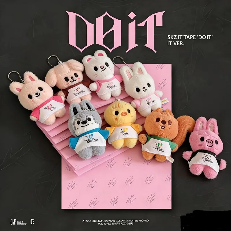 

Плюшевый брелок-кукла SKZOO StrayKids: Феликс, Сю Чжанбин, Хуан Сюаньчэн, Бокари – мультяшный плюшевый кулон для украшения рюкзака