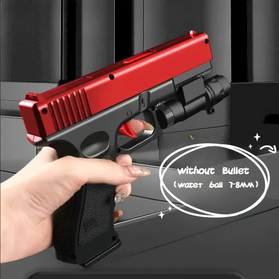 Shooting Toy Gel Ball Blaster, Fully Manual Outdoor Toy Model Without Charging, Suitable For Backyard Game, Gift(without Bullet)