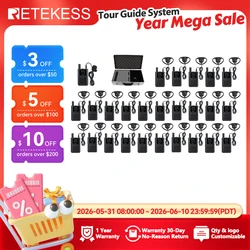 RETEKESS TT125 Tour Guide System Whisper Tour Guide System Radio Guide For Excursion Translation Church Museum Hajj Conference