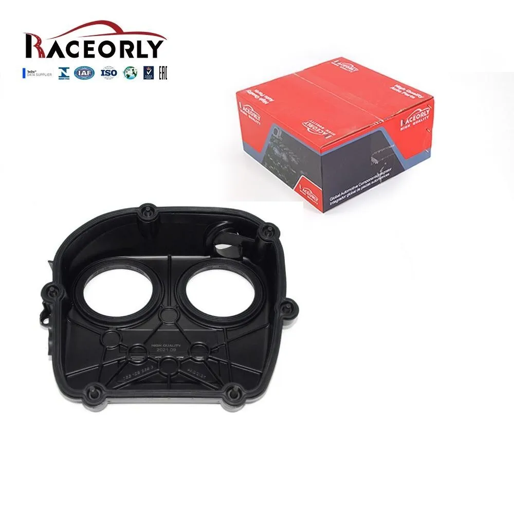 

RACEORLY Aluminum Engine Upper Timing Cover For VW Golf GTI Audi 1.8 2.0 CJE CNC