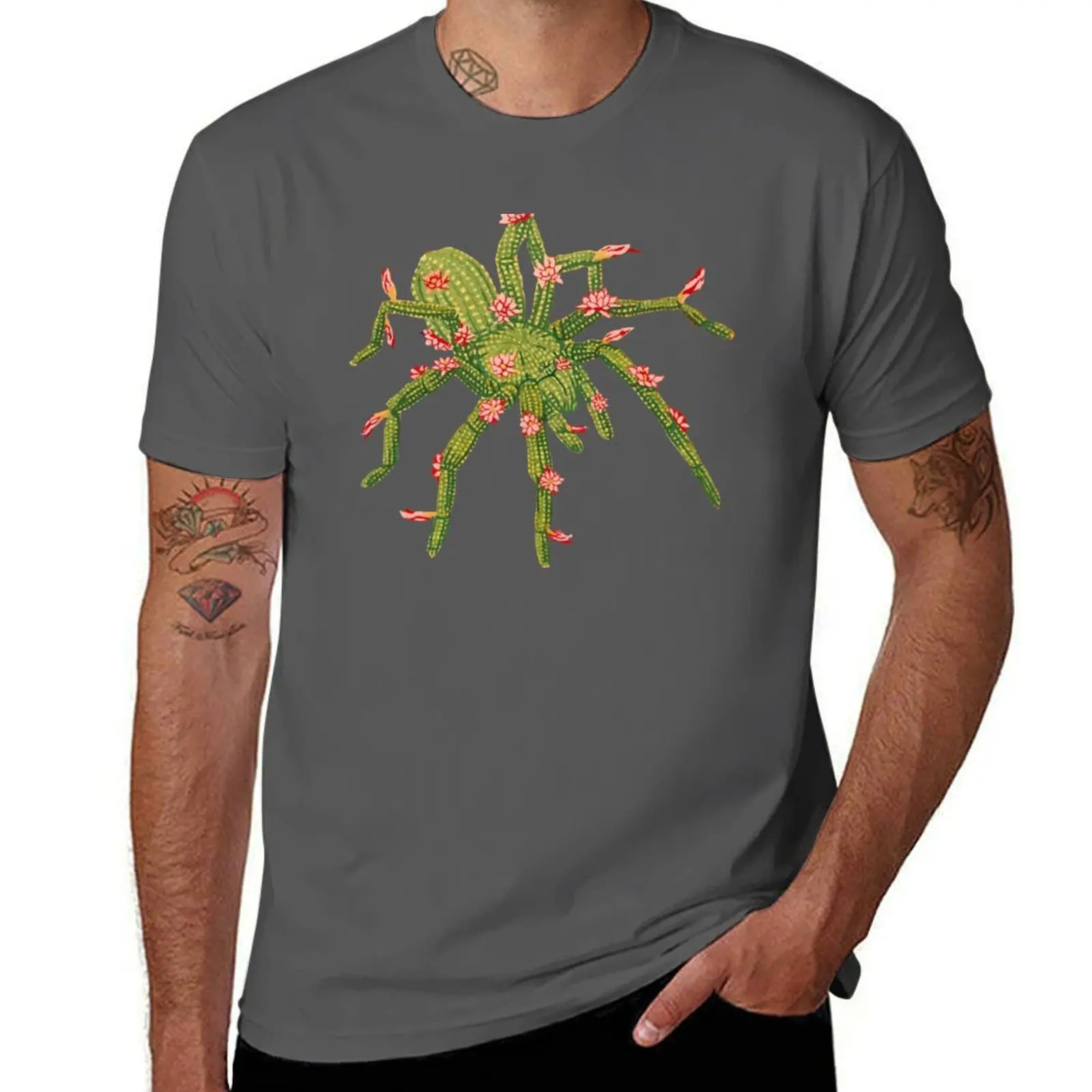 t-shirt-tarantula-cactus-magliette-da-uomo-magliette-da-uomo-confezione-magliette-grafiche-bianche-da-uomo-t-shirt