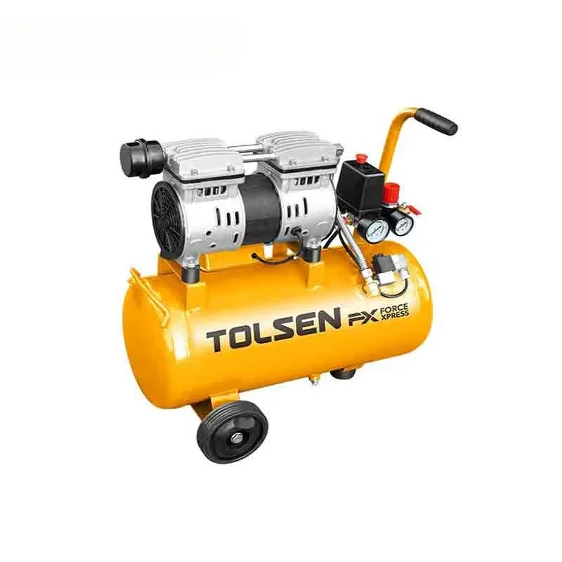 73135 230v 800w 24l Portable Silent Electrical Oil Free Air Compressor