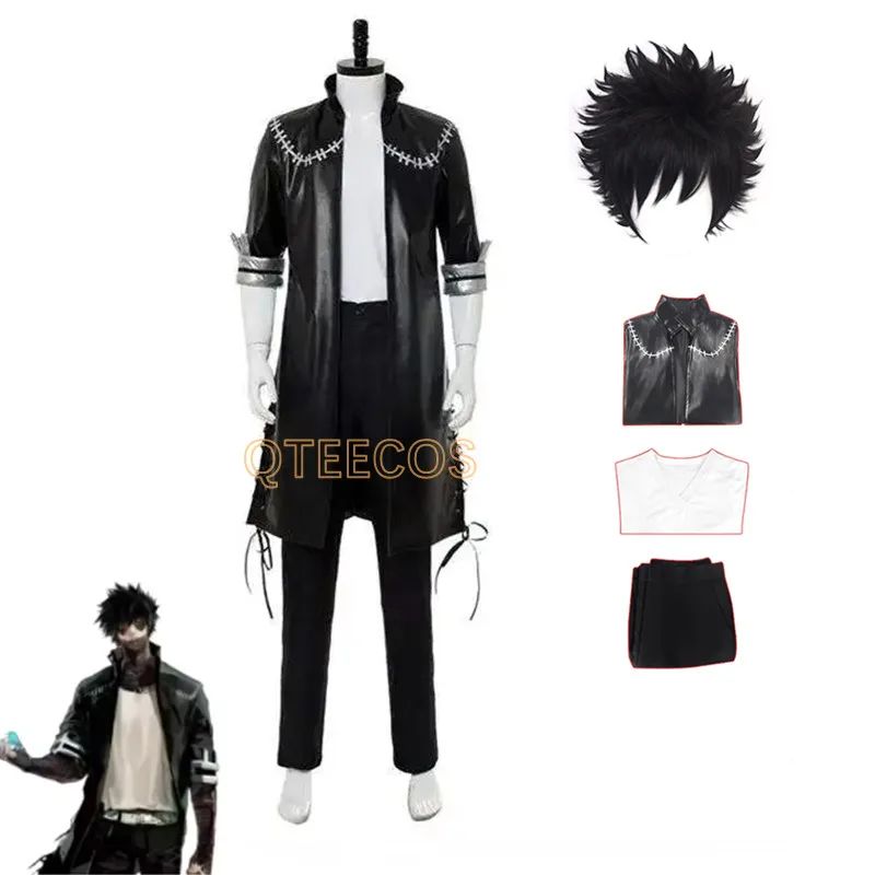 My Hero Academia Dabi Cosplay Kostüm Kleidung Anime Kostüme Trenchhosen Komplettset Halloween Party Outfits