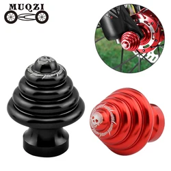 MUQZI Bike M5 Hub Nut Aluminium Alloy Hub Screw For MTB Road Folding Bicycle Front And Rear Wheels M5 Quick Release Bolt