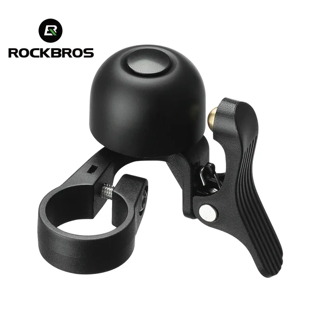 ROCKBROS Dzwonek rowerowy Klakson Kierownica MTB Szosowa jazda na rowerze Połączenie Pierścień ze stopu Wyraźny dźwięk Alarm ostrzegawczy dla bezpieczeństwa Akcesoria rowerowe