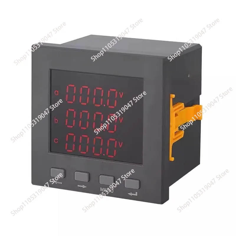 

Интеллектуальный цифровой дисплей, однофазный/трехфазный вольтметр 380-450В переменного тока, трехфазный амперметр