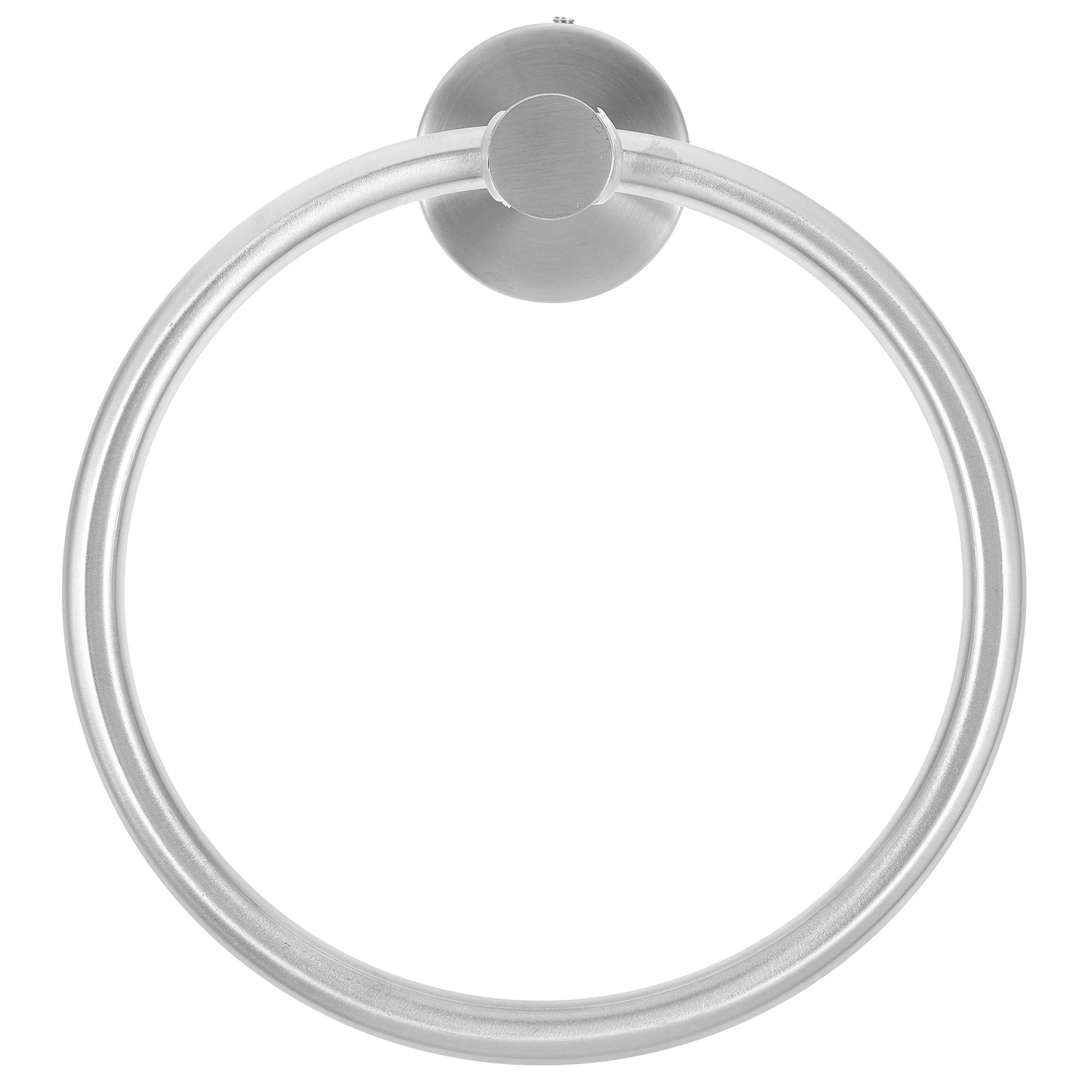 

Elegant Space Aluminum Towel Ring Wall Mounted Bathroom Accessory Durable Easy Installation Home Kitchen Hotel School