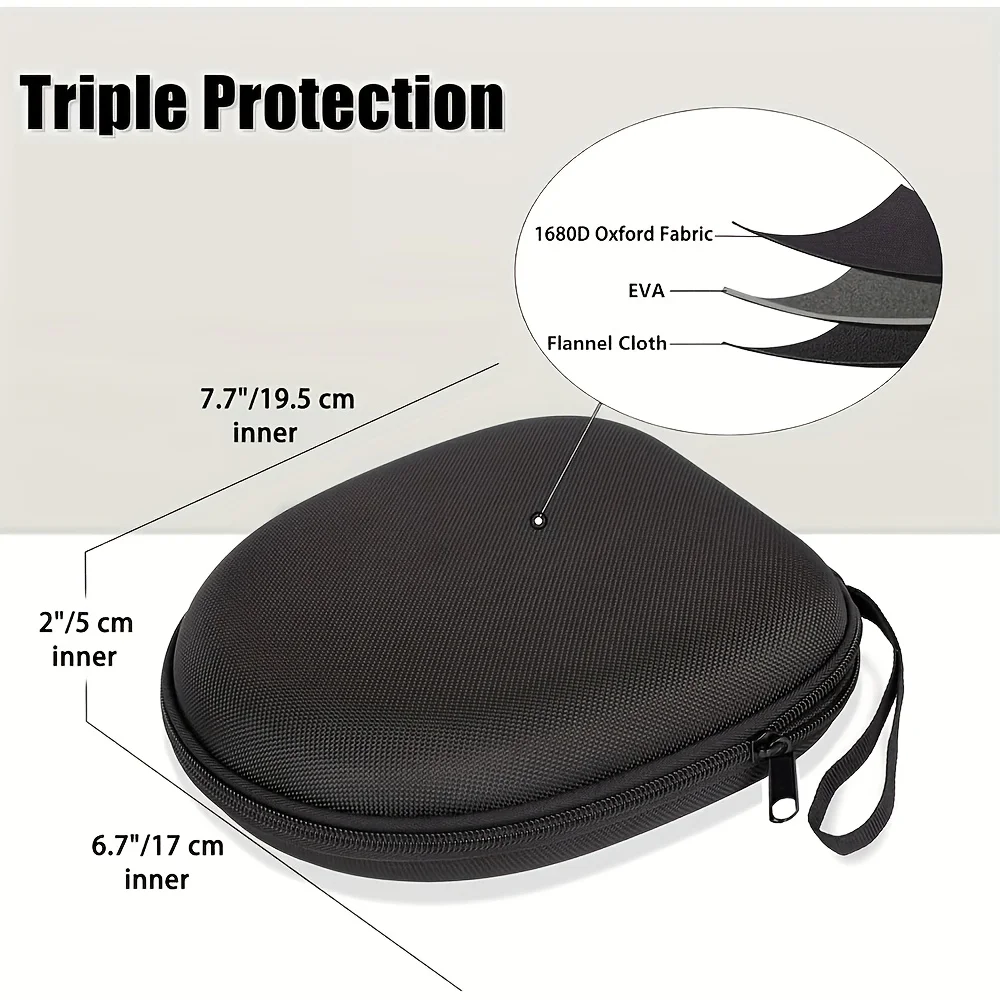 Headphone Case for Sony WH-CH720N WH-1000XM4 MDR-ZX100 Universal Headset Travel Bag Hard EVA Storage Earphone Carrying Pouch image 5