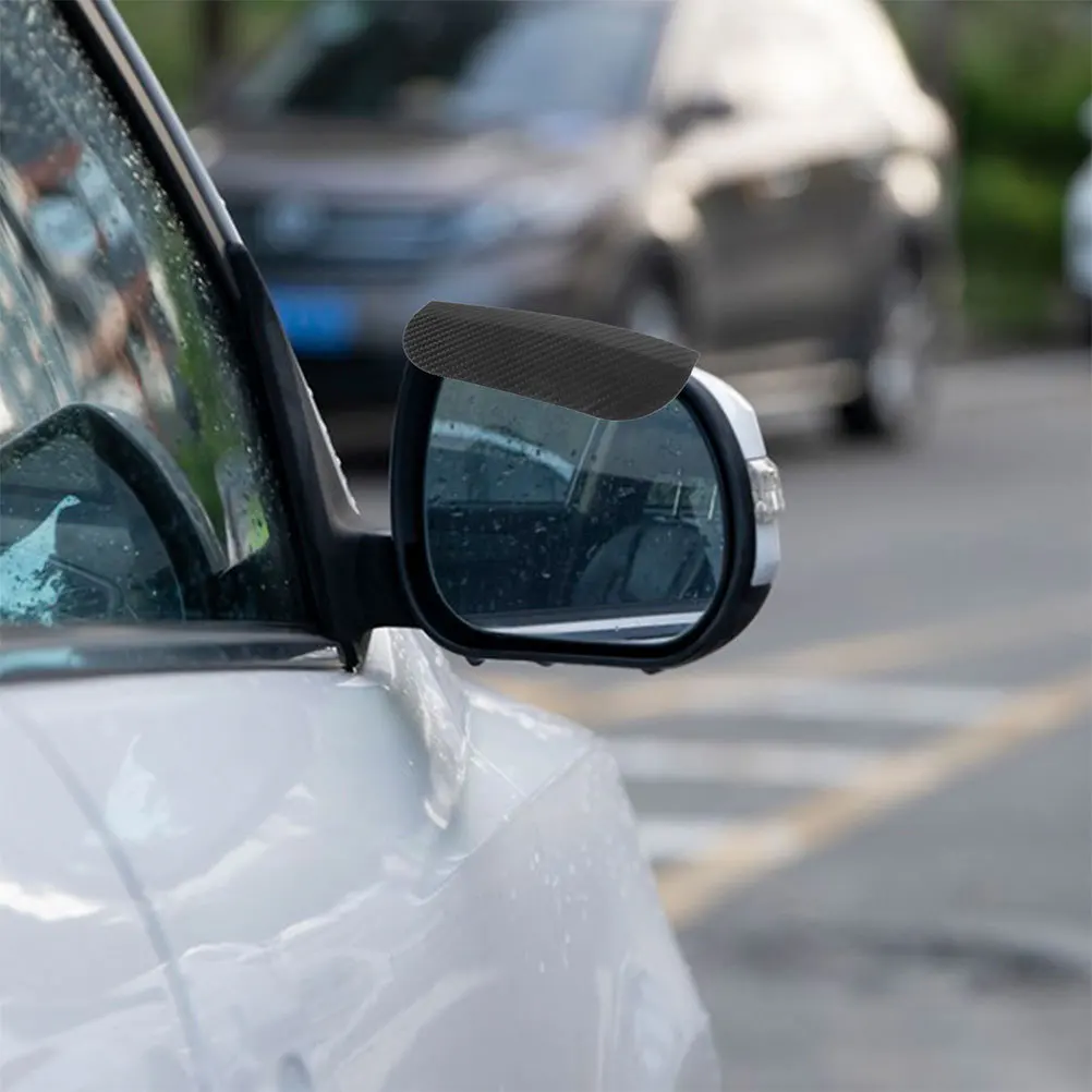 

4Pcs Car Side Mirror Rain Visor Guard Universal Fit Durable Easy Install Enhanced Visibility Stylish Design Auto Exterior