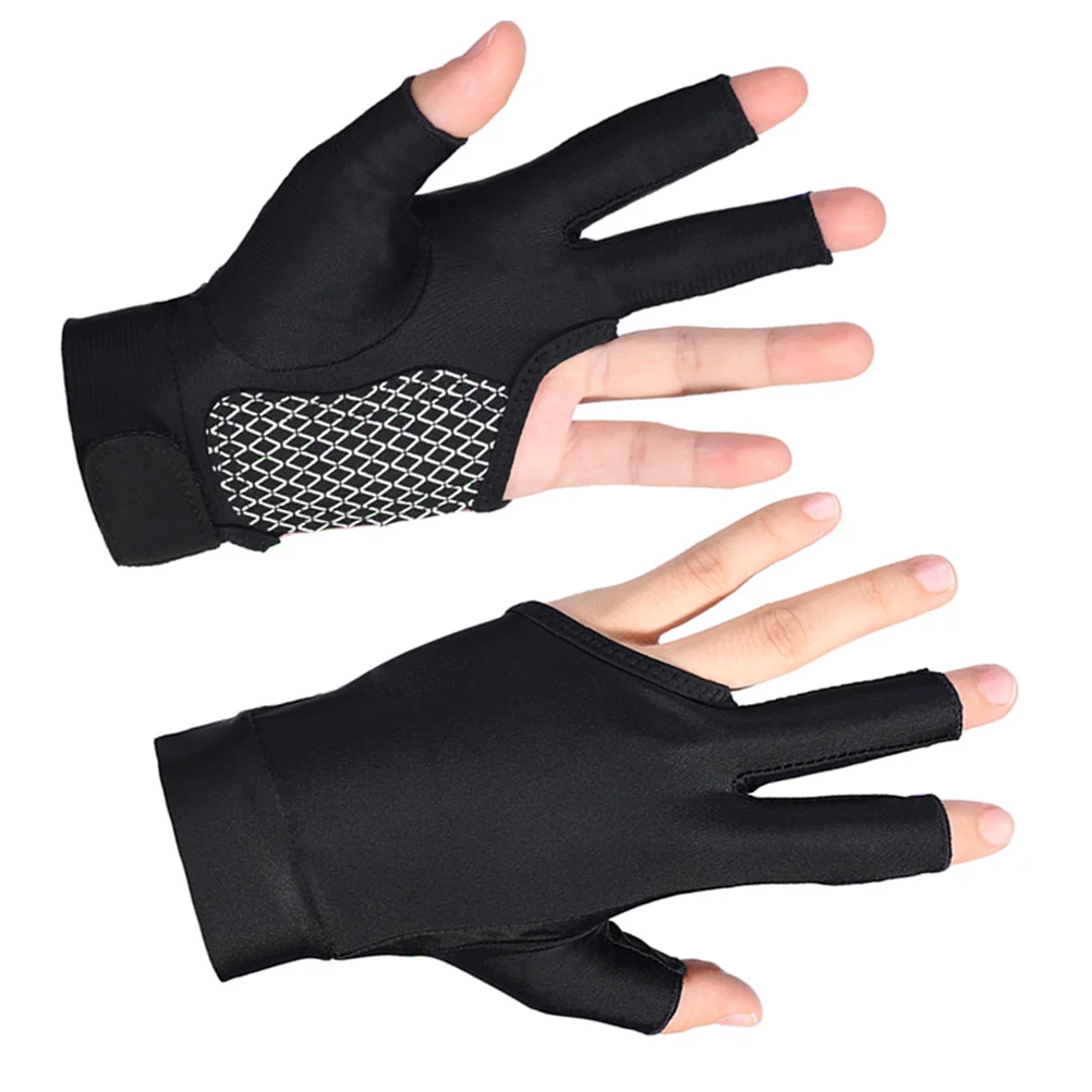 قفاز بلياردو رجالي خفيف الوزن مكون من 3 أصابع من BRIGHTFUFU، إكسسوار مريح للسنوكر