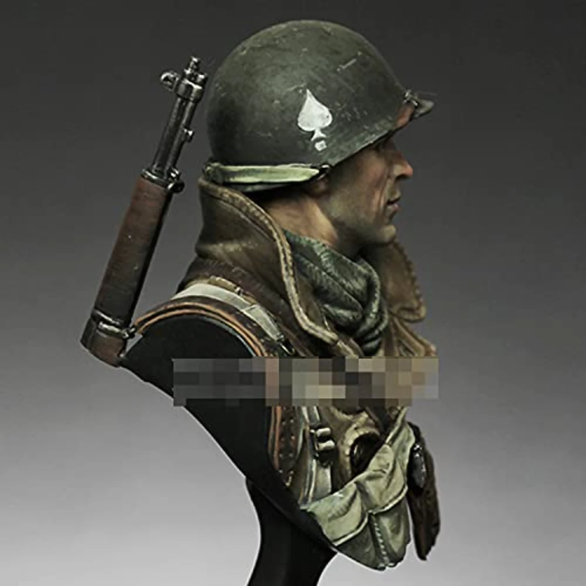 1/10 Resin Unpainted model Kit, military theme, bust of U.S. 101st Airborne Division unassembled and unpainted GK, 1262X