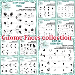 Gnome Faces collection Clear Stamp DIY Scrapbook Embossed Handcraft Paper Card Album Craft Template Supplies Decoration 2025 New