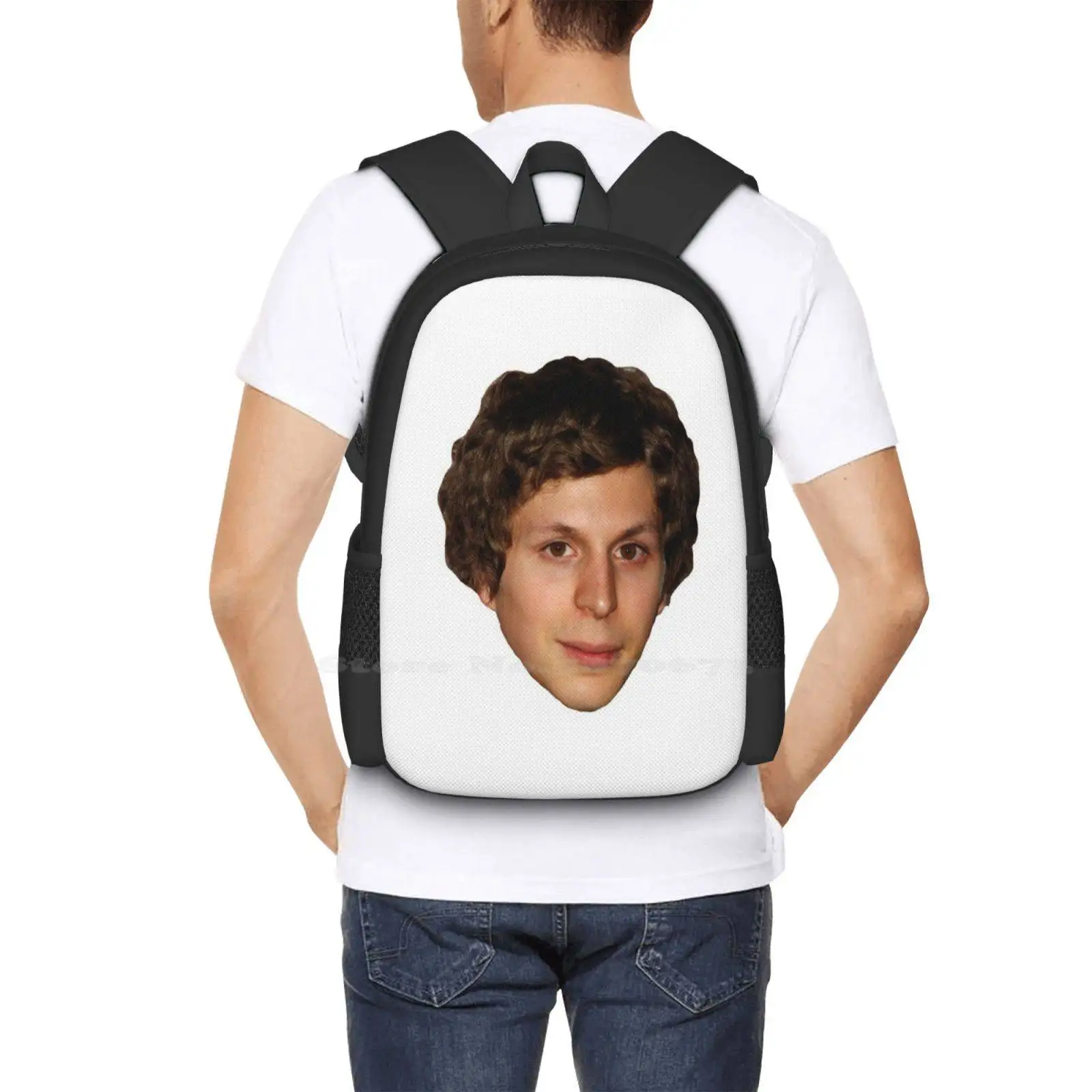 Micheal tas desain pola kepala ransel siswa tas tangan anak-anak ransel Micheal Era lentera Meme anggur Dank Scotty grited Development