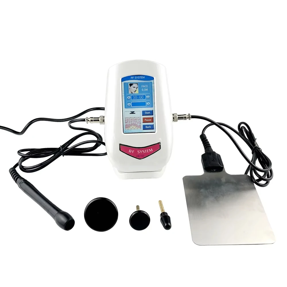 أحادية القطبية RF بالسعة تردد الراديو جهاز للعناية بالوجه رفع الجلد تشديد المضادة للتجاعيد تجديد العين الوجه الجسم مدلك #1