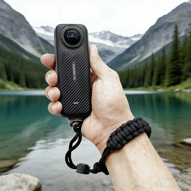 For Gopro Accessories Anti-Lost Weaving Wrist Strap + 1/4 Screw for GoPro 13 12 11 10 DJI OSMO Action 5 4 Insta360 X5 X4 X3