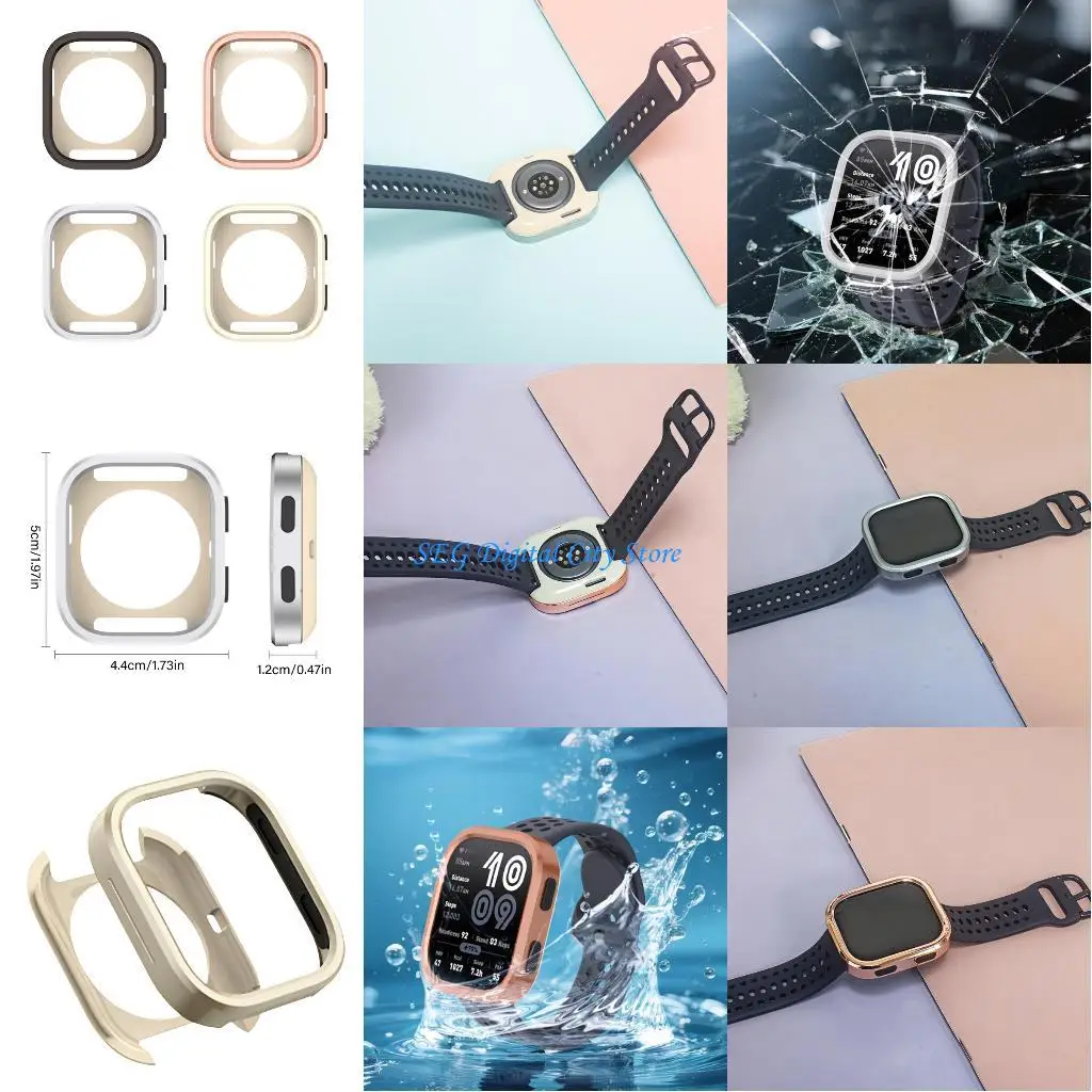

U75B Premium Metal Case Housing For Bip 6 Smartwatch Antiscratch Corrosion Resistant
