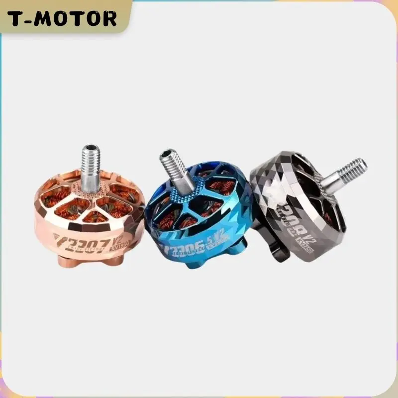 T-Motor VELOX VELOCE V2208 V2 1750KV 1950KV 2450KV 4-6S 브러시리스 모터, W/4mm 티타늄 합금 샤프트, 5 인치 프로펠러 FPV 드론, 신제품