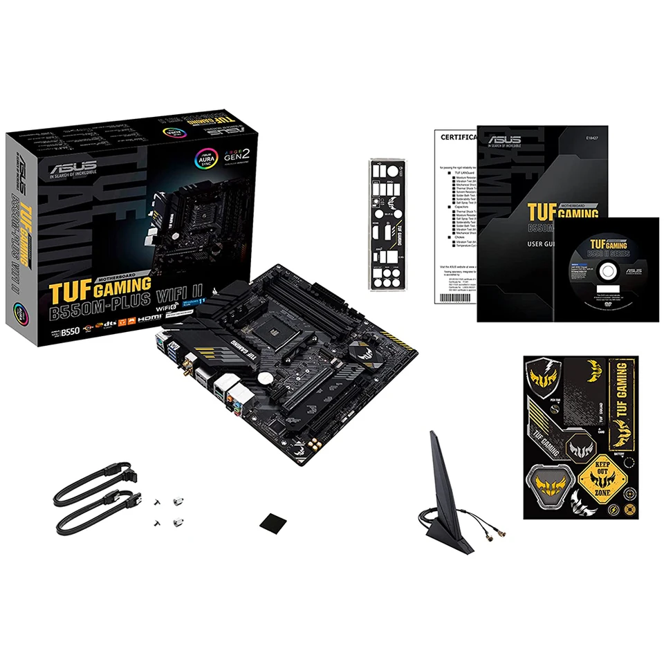 Ryzen　7　5700X / ASUS Gaming B550-PLUS Amazon.com: ASUS TUF Gaming B550-PLUS WiFi II AMD AM4 (3rd Gen