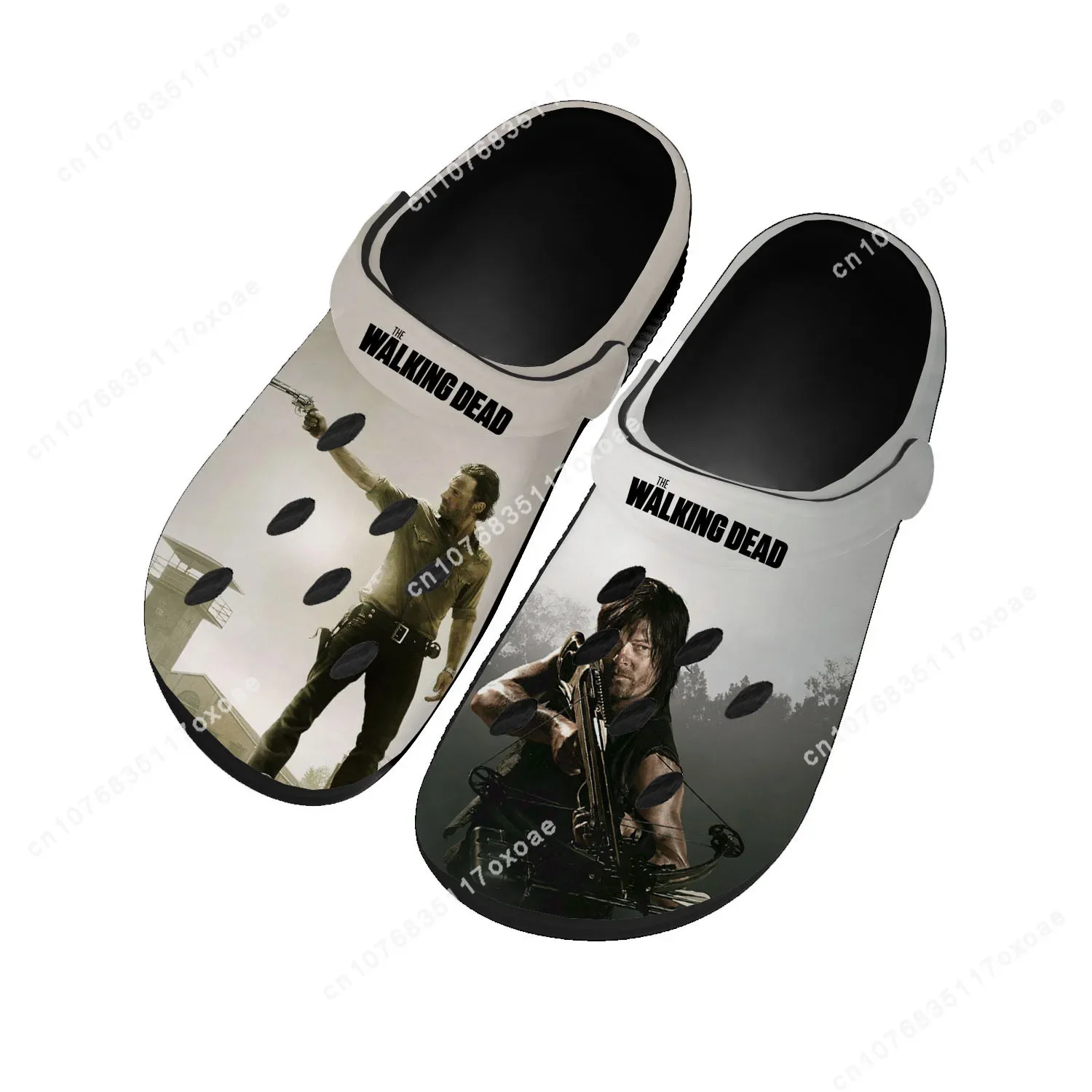 

The Walking Dead Horror Home Clog Mens Women Youth Boy Girl Sandals Shoes Garden Custom Made Breathable Shoe Beach Hole Slippers