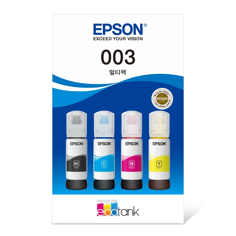 Epson genuine 4 color set T00V1 + T00V2 + T00V3 + T00V4 L3156 L3256 L1110 L3100 L3101 L3106 L3156 L3156 L3150 L3110 L5190 ink