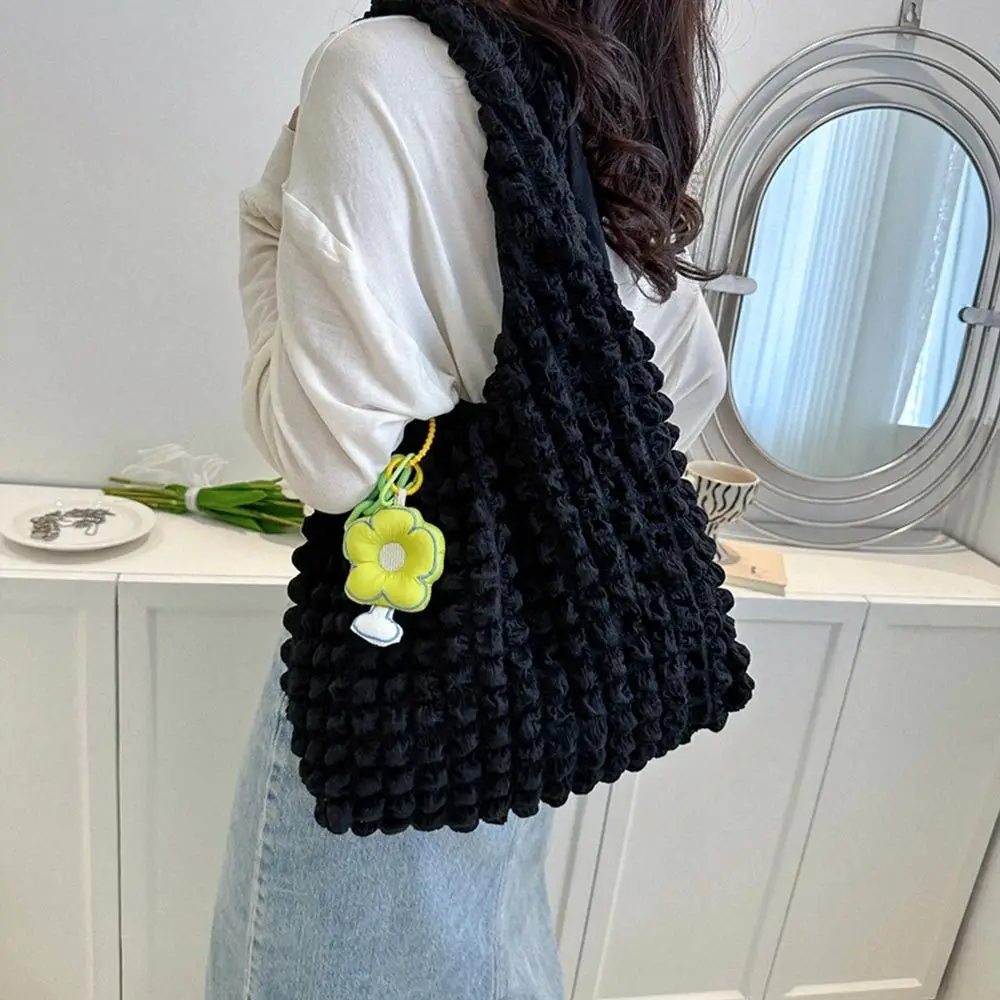 

Women Girls Large Capacity Shoulder Bags Female Tote Bags Underarm Bags Causual Shopping Handbags(Pendants not included)