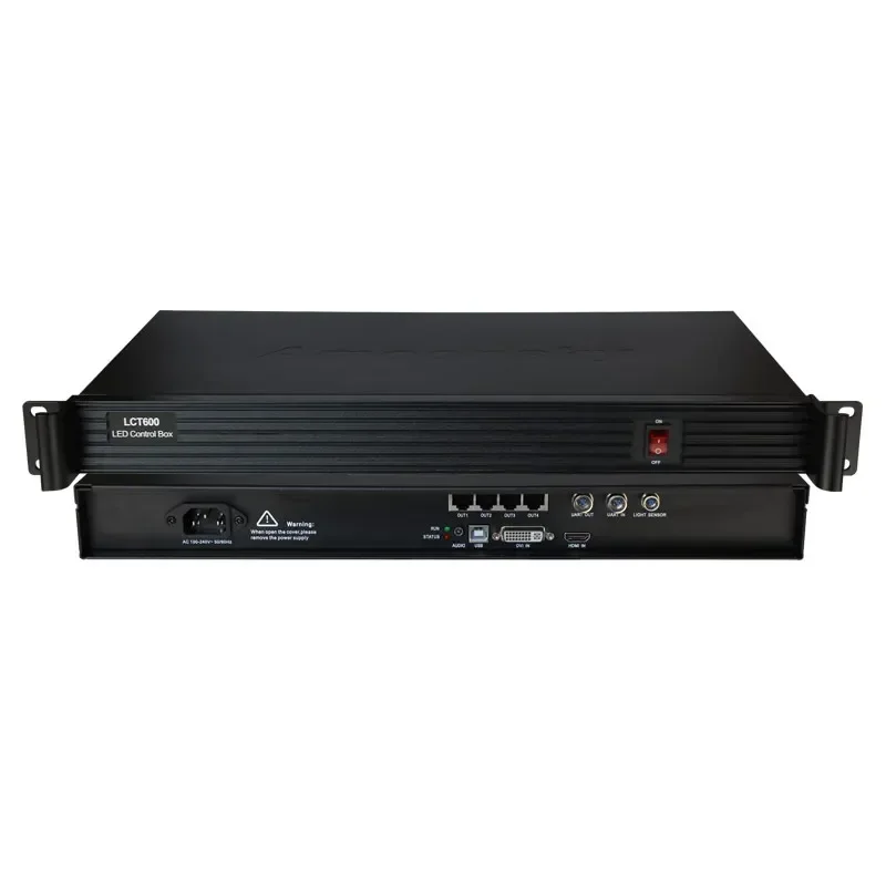 

Amoonsky LCT600 Led Display Play Sender Box With MSD600 Similar MCTRL600 For MSD300 Sending Card Support Four RJ45 Inputs