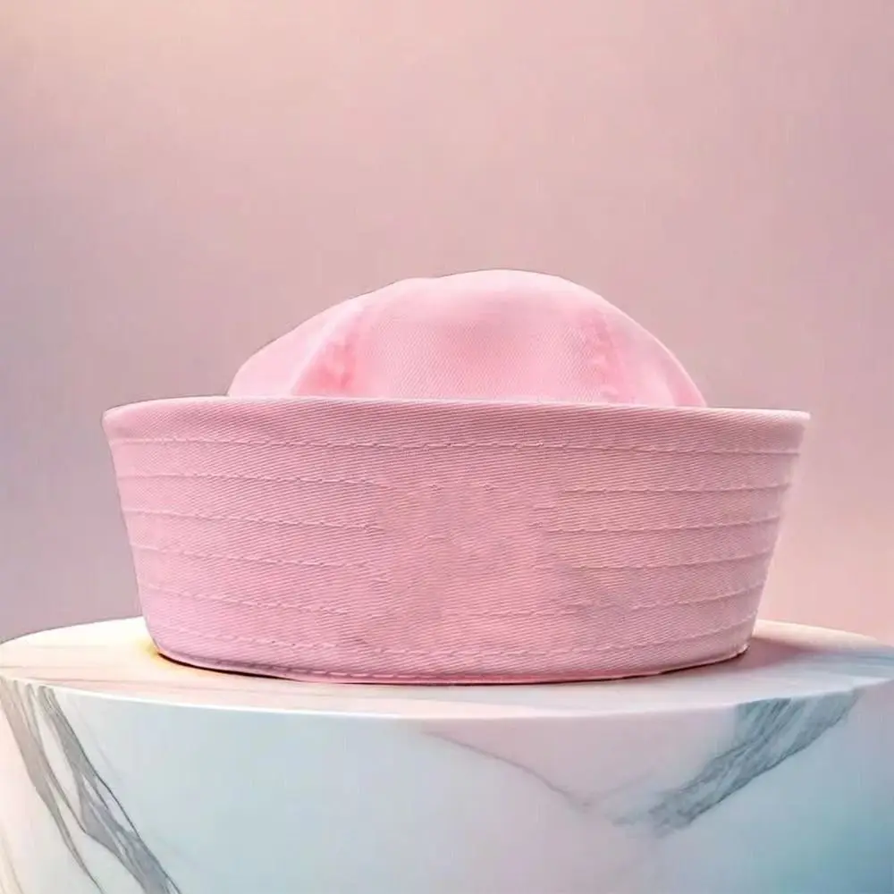 New Cotton Sailor Hat Solid Color Brimless Beret Soft Marine Cap Stage Performance