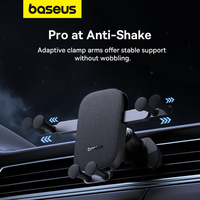 Baseus UltraControl Mega Series Folding Screen Phone Car Mount Cluster Black