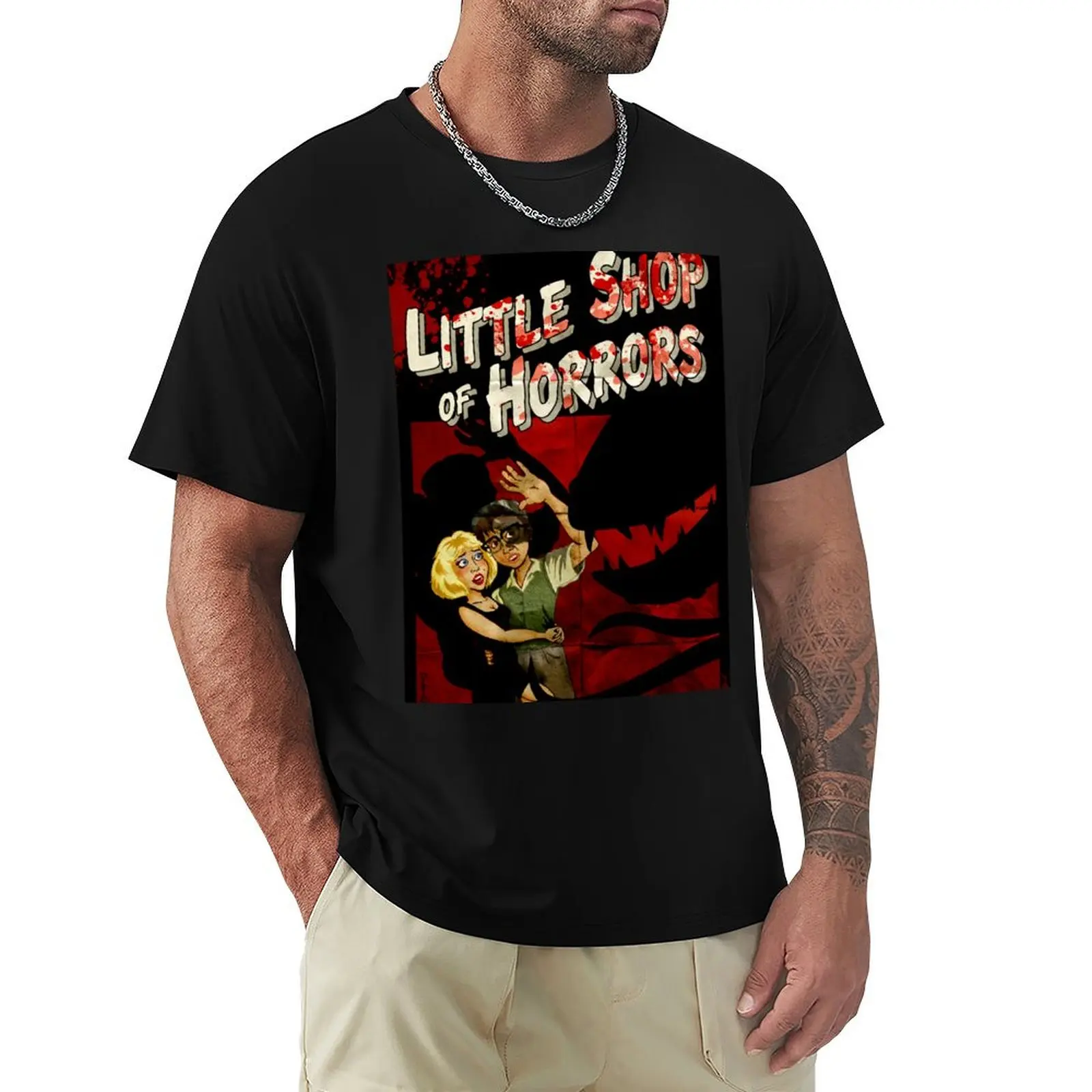 Little Shop of Horrors - pulp style T-Shirt Casual Work Wear T-Shirt