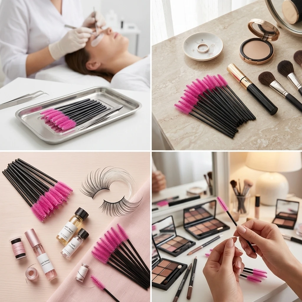 50 قطعة من فرش الرموش النسائية - مراجعة Beauty Makeup Women وسعره