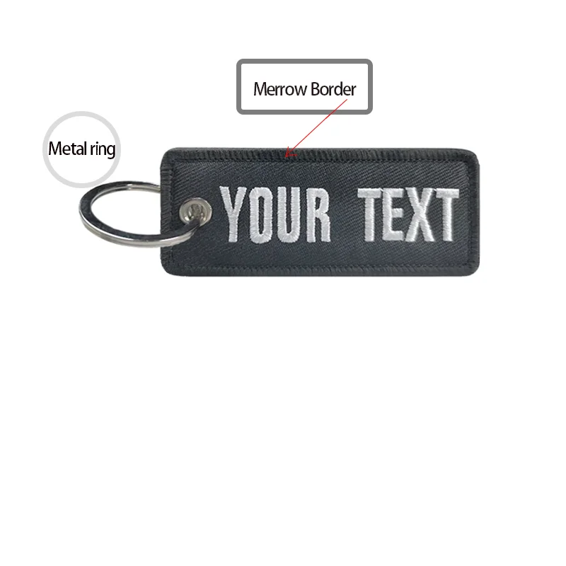 Parches bordados personalizados con nombre, coche, motocicleta, mochila, cerradura de puerta, etiqueta de llavero