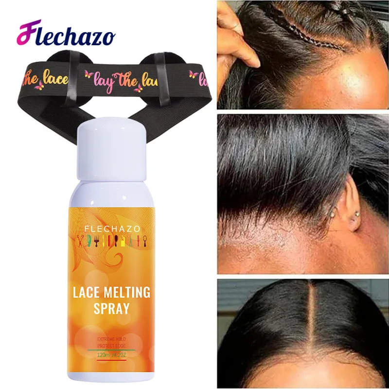 Spray de peruca adesiva para perucas de fechamento, Lace Melting Spray, Wig Holding Spray, Adesivo para cabelo sem cola, 100ml