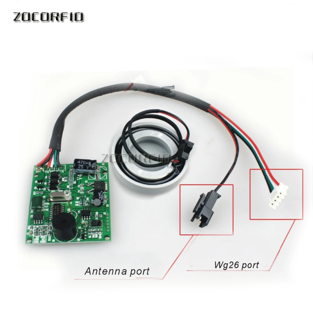 125Khz RFID Reader EM ID Card RFID Tag Reader WG26 Waterproof for Access Control System