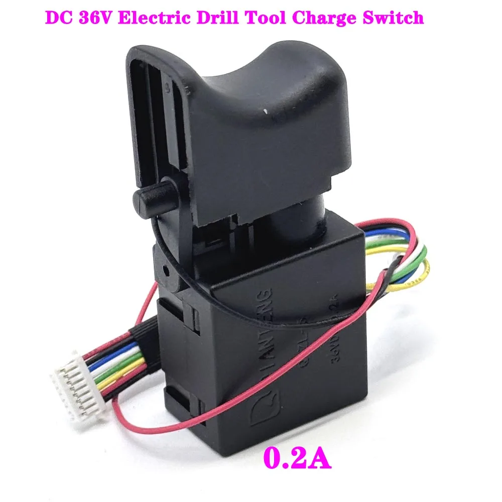 

1/2/3PCS DC 0.2A Electric Drill Tool Charge Speed Controller 36V Switch Replacement
