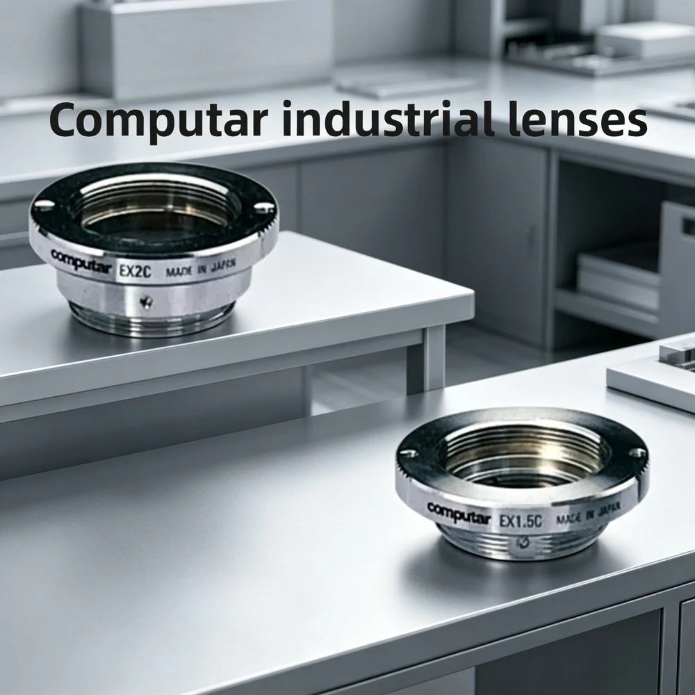Computar EX2C EX1.5C 2X 1.5X High Precision C-Mount Industrial Lens Magnification Converter for Vision Inspection