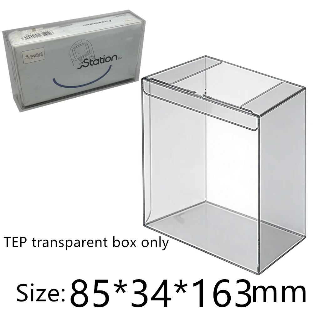 Transparent Box Protector For pocketstation/PS1 Collect Boxes PET Storage Game Shell Clear Display Case