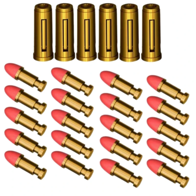 

G5 Soft Bullet Compatible with ZP5 Revolver Gun Burst 357 Simulation Ejection Toy Pistol Part Adult Boy Child Toy Gun Accessory