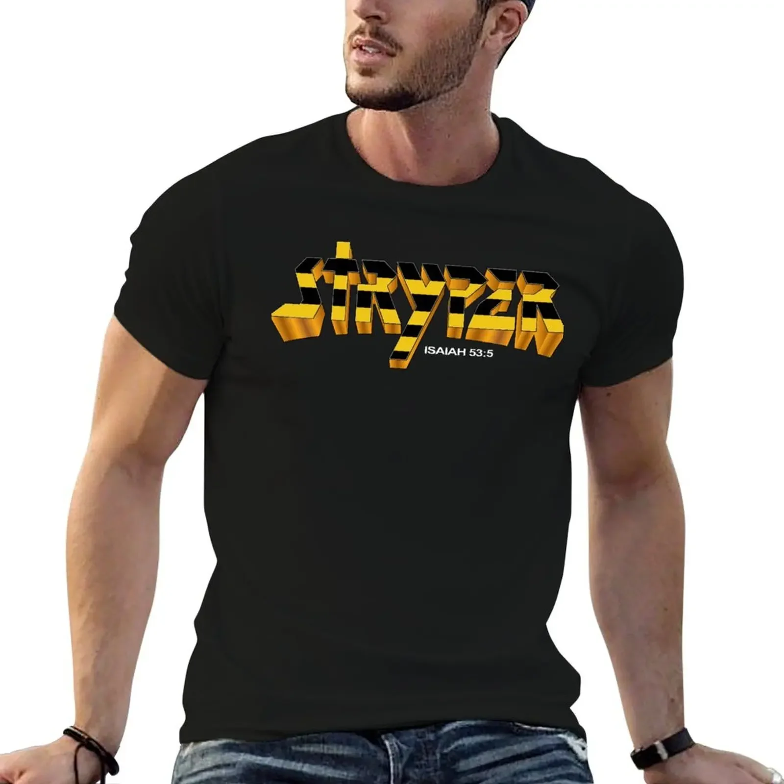 Stryper T-Shirt street wear new edition anime mens graphic t-shirts anime