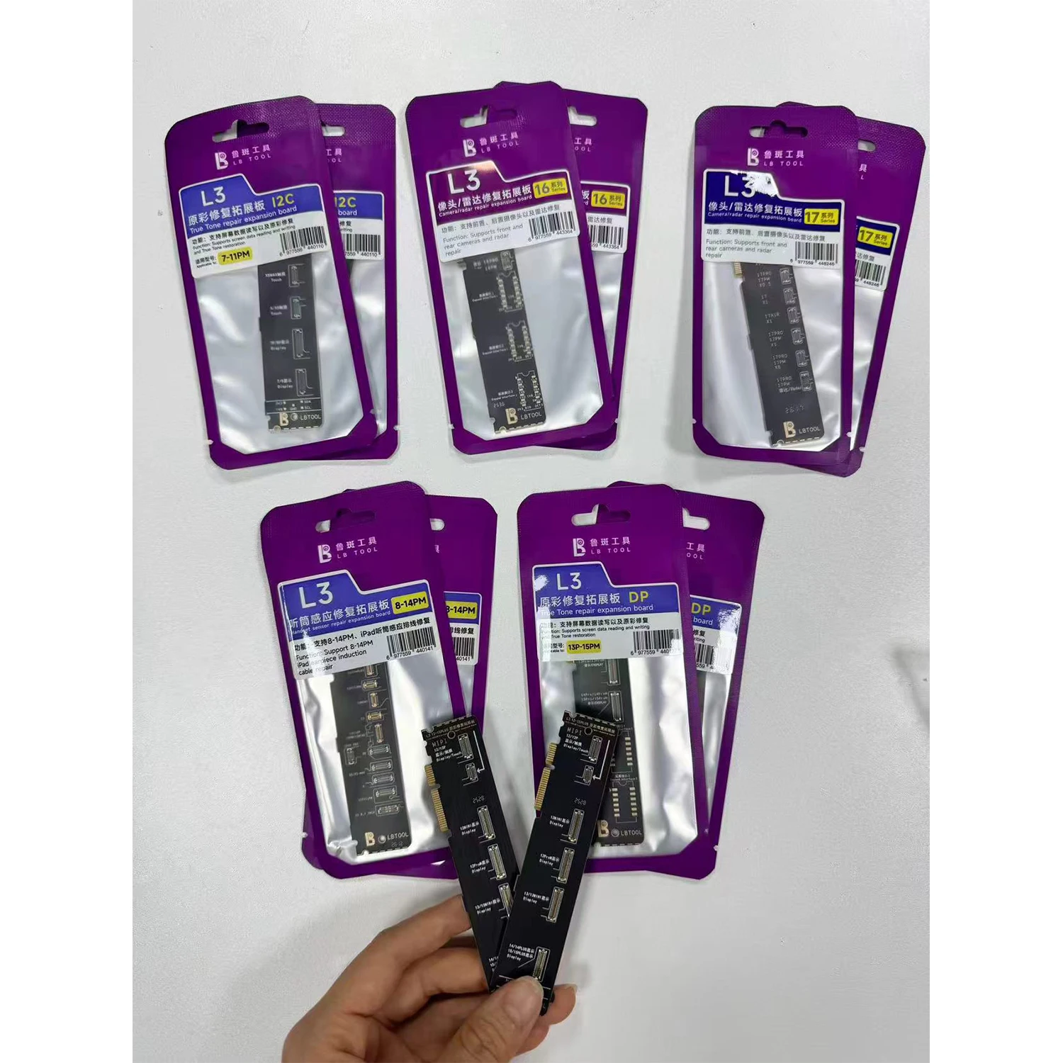 LB TOOL L3 Repair Adapter Board For iPhone 8-17 Pro Max iPad Face ID True Tone Battery Camera Testing Flex Cable Spare Part