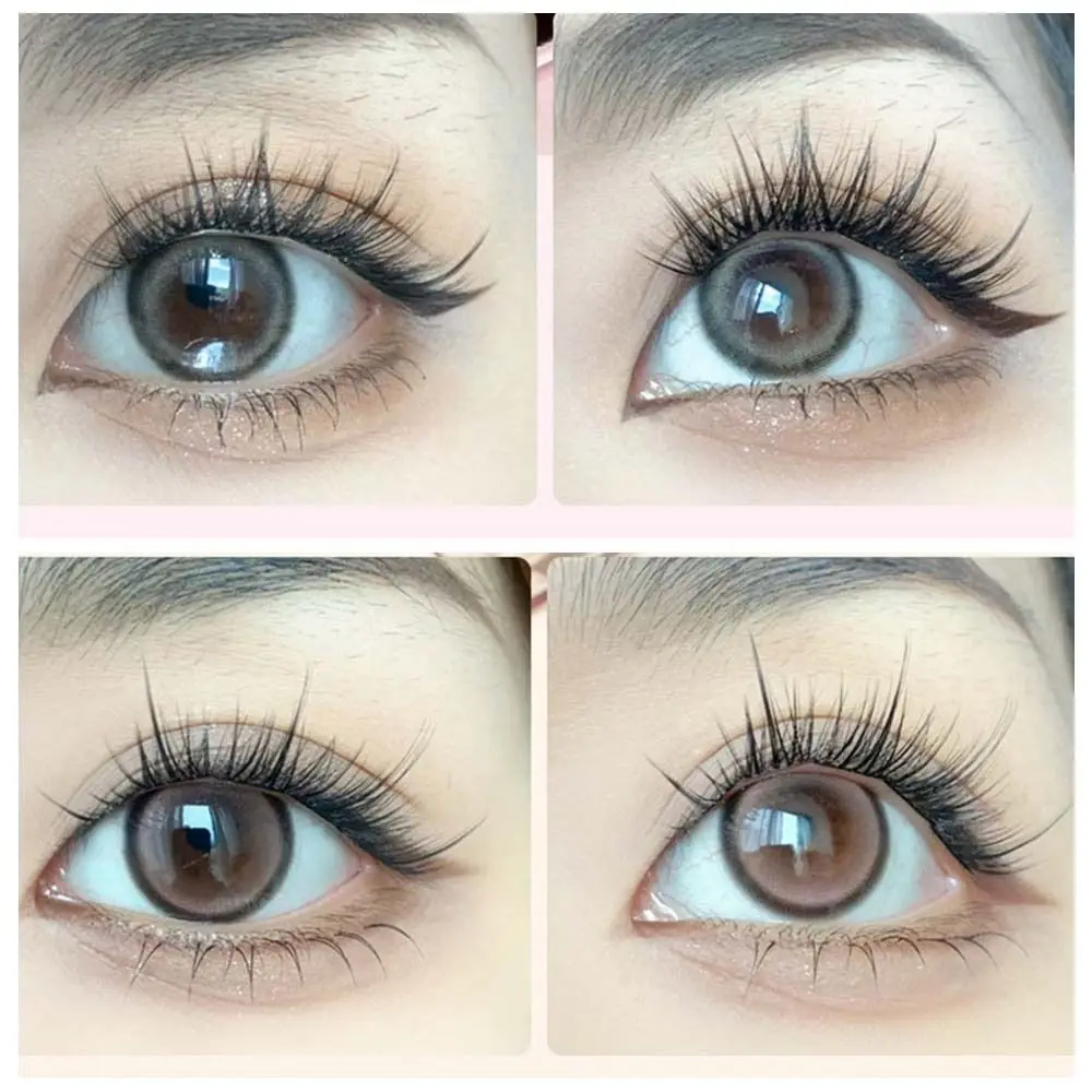 Cílios postiços segmentados l curvados, faça você mesmo, 7-12mm, cluster individual, reutilizáveis, extensões de cílios de longa duração