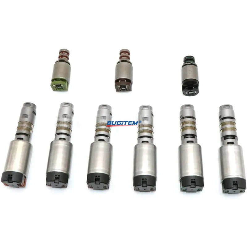 9PCS 8 Speed A8TR1 Transmission Solenoid Valve Kit For Hyundai Mohave Borrego GENESIS EQUUS Remanufactured Parts