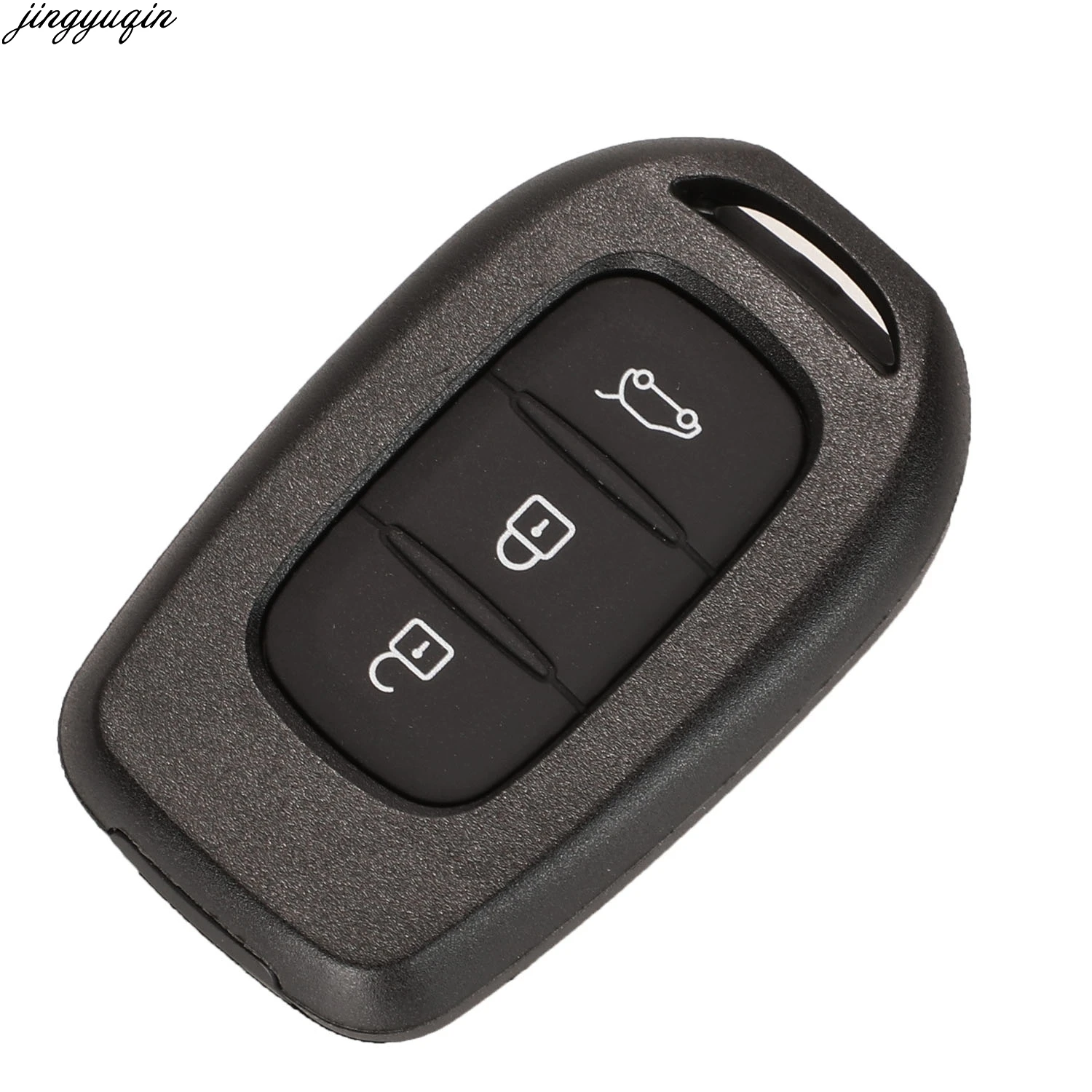 Jingyuqin 2/3 Buttons Remote Car Key Case Shell For Renault Dacia Logan Sandero Lodgy Dokker Duster 2016 Uncut Blade