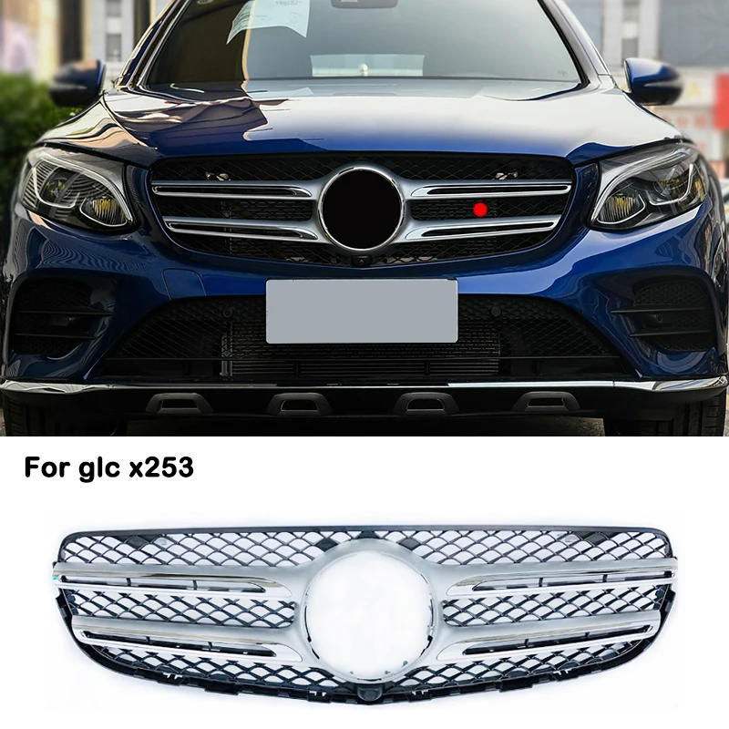 A2538882000 A2538882100 Front Radiator Grille Bumper Engine Cooling Grill For Mercedes Benz GLC Class X253 2016-2019 Year